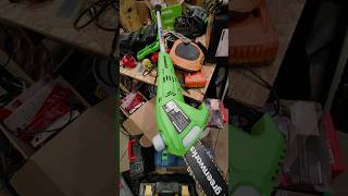 Аккумуляторный высоторез Greenworks 40V ) #Greenworks #tools #diy