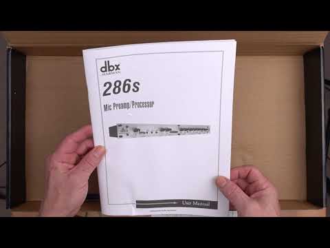 ASMR - Unboxing dbx 286s Preamp