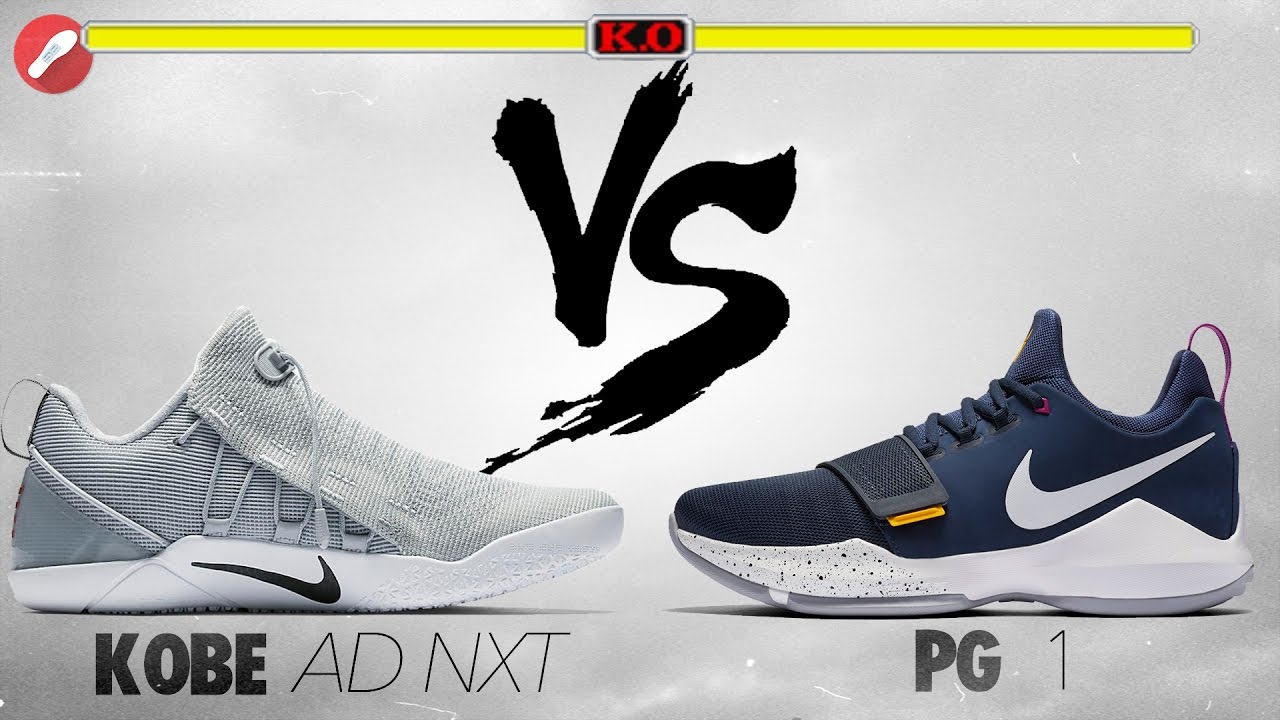 Nike Kobe A.D. NXT vs PG 1! - YouTube