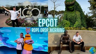 EPCOT Rope Drop - World Celebration, Moana Journey of Water,  Figment Meet & Soarin Over California!