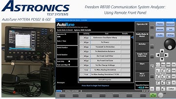 HYTERA AUTOTUNE PD502 USING FREEDOM R8100