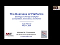 Webinaires dajuale business des plateformes  michael a cusumano