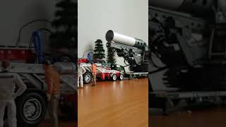 Diecast Nzg LB 28 Drilling rig ~BOTTE~ transported by Twh Kenworth T909 Truck part 02