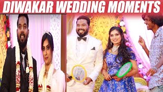 Super Singer Diwakar Wedding Moments | Imman | Deva| Vijay tv stars