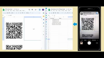 Attendance system using QR code and google forms