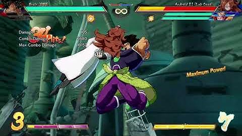 DBFZ: Two character TOD SBR & Baseku: 3 bars from midcsreen with level 2s!