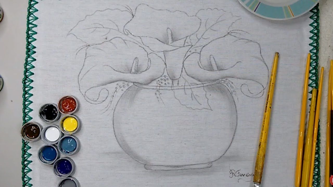 Roberto Ferreira - Novo Projeto - Vamos Aprender a Pintar Vaso com Copos de Leite - Parte 1