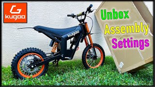 Unbox and Assembly - Electric Pit Bike - Tuttio Soleil01 or Kugoo Wish 01