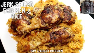 Pressure Cooker Jerk Spiced Chicken & Rice | Ninja Foodi 8qt One Pot Meal | My Gadget Kitchen | #229