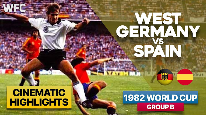 West Germany 2-1 Spain | 1982 World Cup Group B Match | Highlights & Best Moments