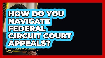 How Do You Navigate Federal Circuit Court Appeals? - Justice System Explained