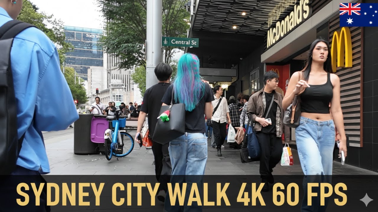 George Street : Sydney Street Style 2026 [4K 60FPS Walking Tour]