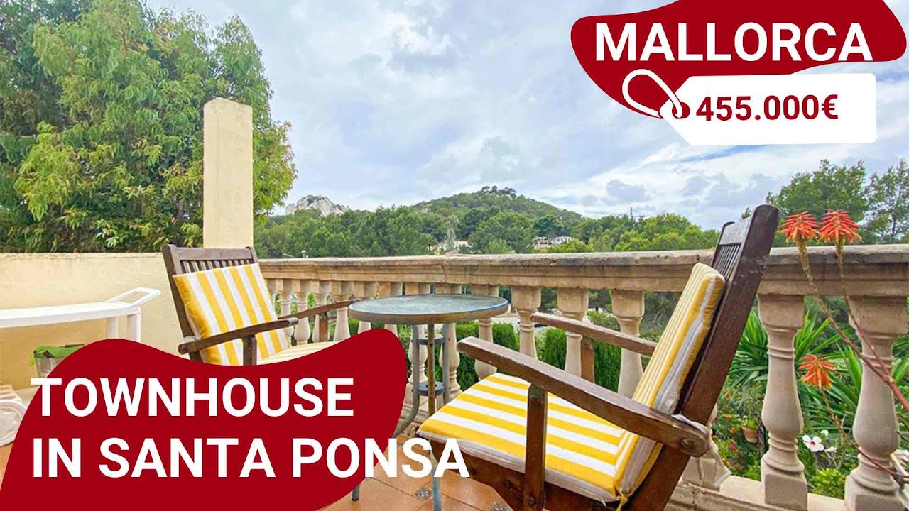 Lovely Family Townhouse with private garden in Santa Ponsa ️ Popular