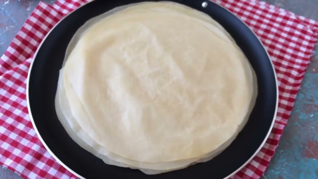 طريقة تحضير عجينة البرك و السمبوسك في البيت ( نفس رقائق العجينة الجاهزة )