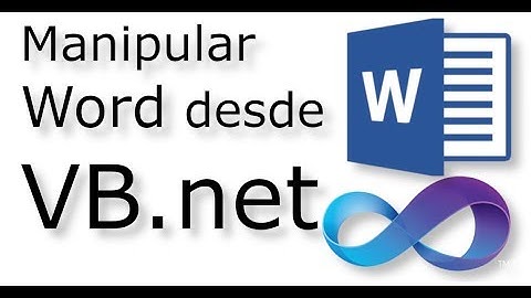 Manipular word desde VB.net📄