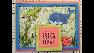 Whale Done Big Deal Birthday Card Stampin Up