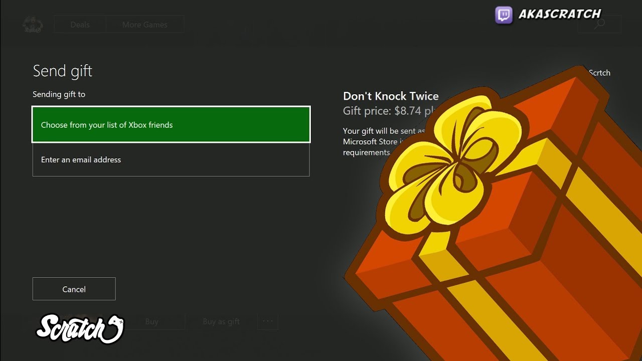 xbox store buy as gift