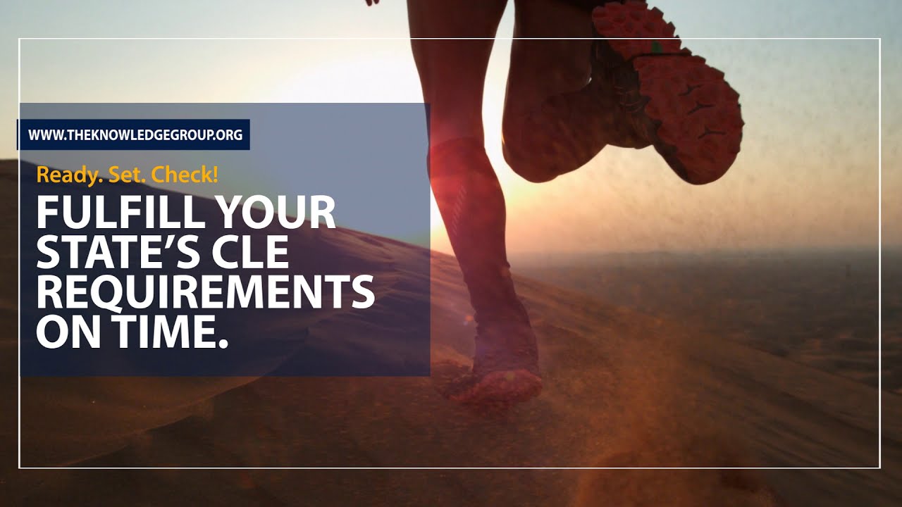 New MCLE Compliance Deadlines | The Knowledge Group