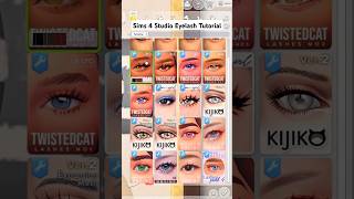 Moving CC to the new Eyelash Category #tutorial #sims4 #createasim #sims4cc