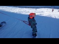 The Snowboarding Family: Ferry testing the mdxone harness