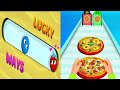 "Luck Ball vs I Want Pizza Fun Brain Challenge Game Satisfying ASMR Viral Addictive ⚽ 🎯🔥🍕"