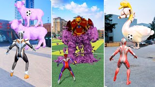 Naughty Ultraman's football collection 🤯3D Special Effects | 3D Animation #shorts #c4d