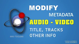 Change/Edit Audio Video Title/Subtitle/Metadata/Tracks | MKV Tool Nix Gui | PoinTecH