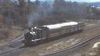 Canberra Australia Railroad Steam Locomotive 3102 in 1980 - A 4-6-0 Steam Locomotive Canberra Branch