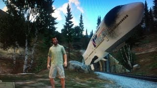 GTA V Plane vs Train