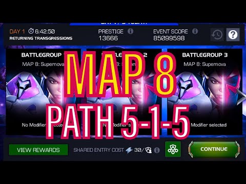 Alliance Quest MAP 8 Path 5 | Marvel Contest Of