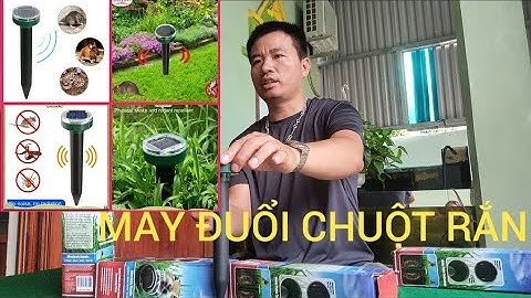 MÁY ĐUỔI CHUỘT RẮN CHIM CẢM BIẾN NĂNG LƯỢNG MẶT TRỜI THÔNG MINH AN TOÀN TIỆN DỤNG