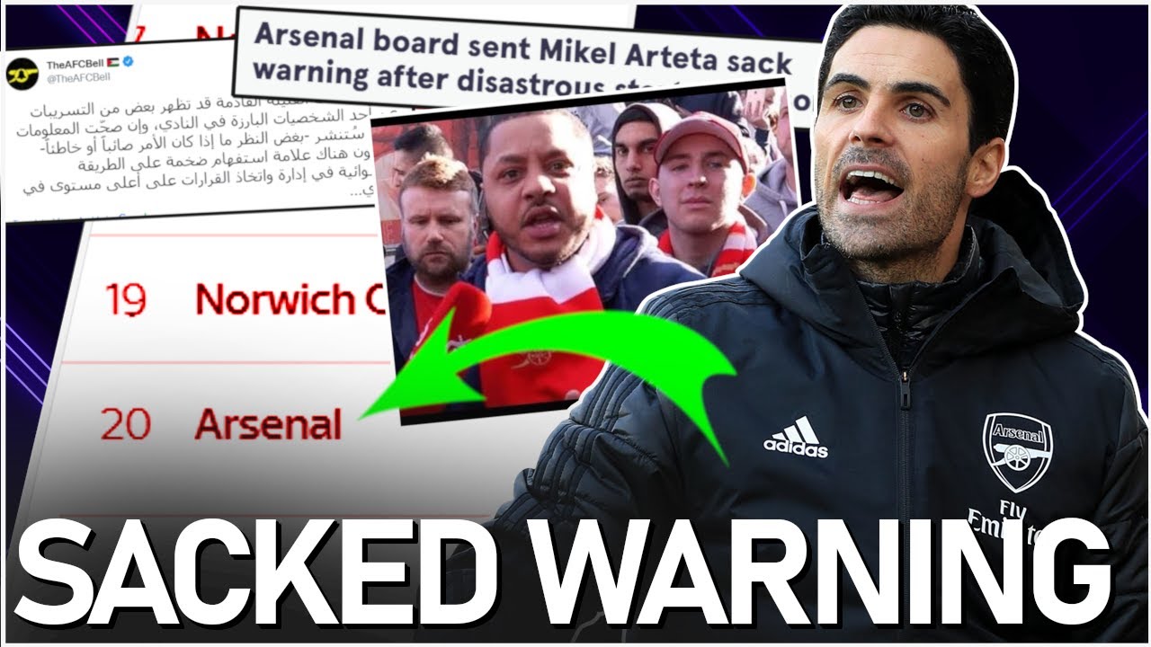 Arteta SACKED Warning! Dodgy Deals, Serge Aurier & Trust the process