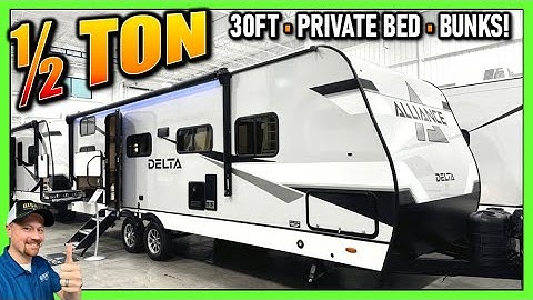 GREAT Fit for Families w/½ Tons! 2025 Delta BH241 Family Bunkhouse Travel Trailer