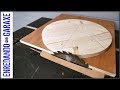 Table saw circle jig Table saw circle jig