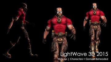 LightWave 3D: Beheaded series of scenes rendered