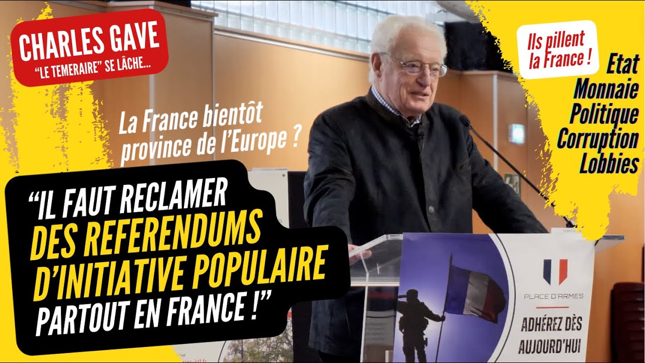 COLLOQUE PLACE D ARMES IDF: INTERVENTION DE C. GAVE