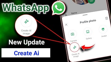 Create Whatsapp Profile Photo Using Ai Feature | How To Create Whatsapp Ai Profile Picture