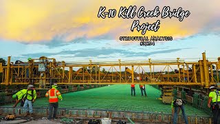 Kill Creek Bridge on K10, DeSoto, Kansas - Structural Analysis of Bridge