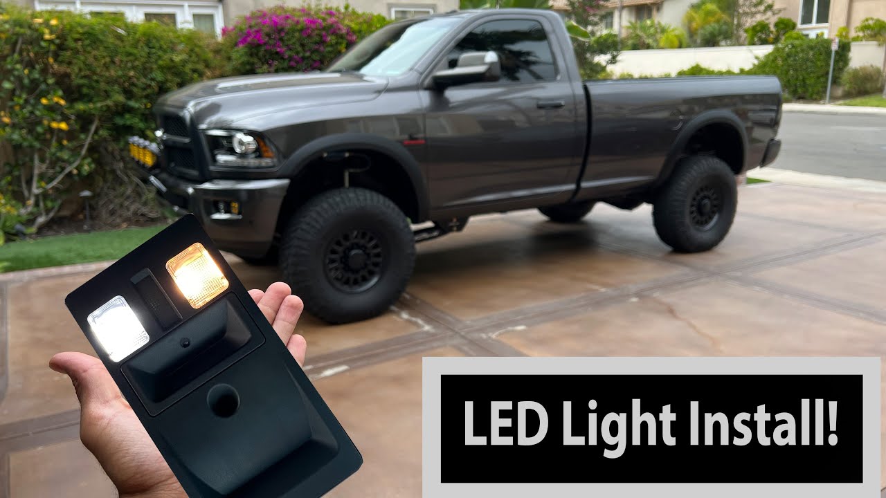 How to Install LED Map Lights, Quickest and Easiest Way Dodge RAM