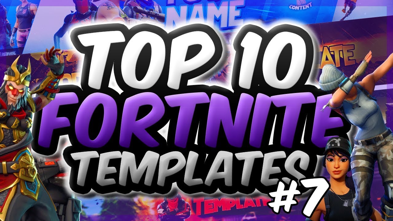   TOP 10 FREE Fortnite  Banner  Templates   7 2021 FREE 