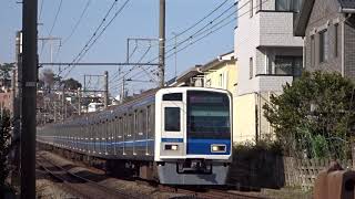 西武6000ッ系6106F白楽2ごう踏切通過