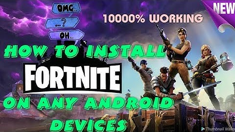 [NEW!!]DOWNLOAD AND INSTALL #FORTNITE FOR INCOMPACTABLE ANDROID PHONE with device check disabled