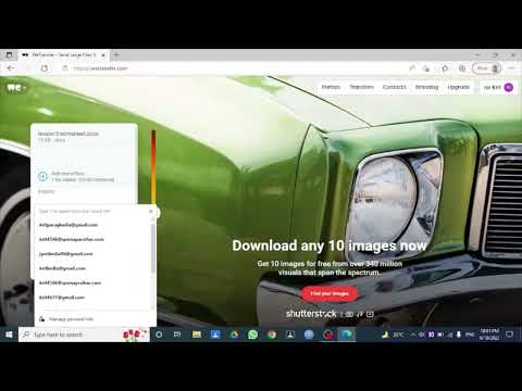 How to use we transfer, share big files and folders at once, must watch!