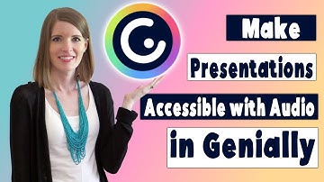 Genially Tutorial for Teachers Part 3 | Make Genially Presentations Accessible with Audio