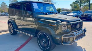 Mercedes AMG G63 ￼Manufaktur Olive Metallic ￼Saddle Brown/Black Interior #mercedes #gwagon