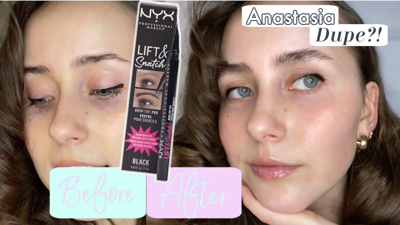 NYX Lift and SNATCH Brow Pen | Fluffy Model Soap Brows?