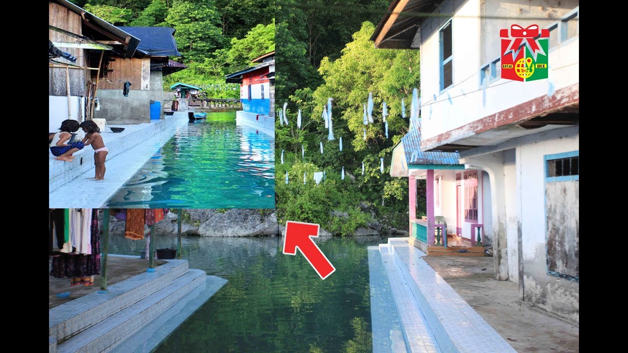 Unik & Indahnya!! Sungai Keramik di Desa Sawai Maluku Tengah