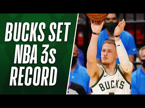 12 Different Bucks Players Hit Threes In The Record-Breaking Performance!