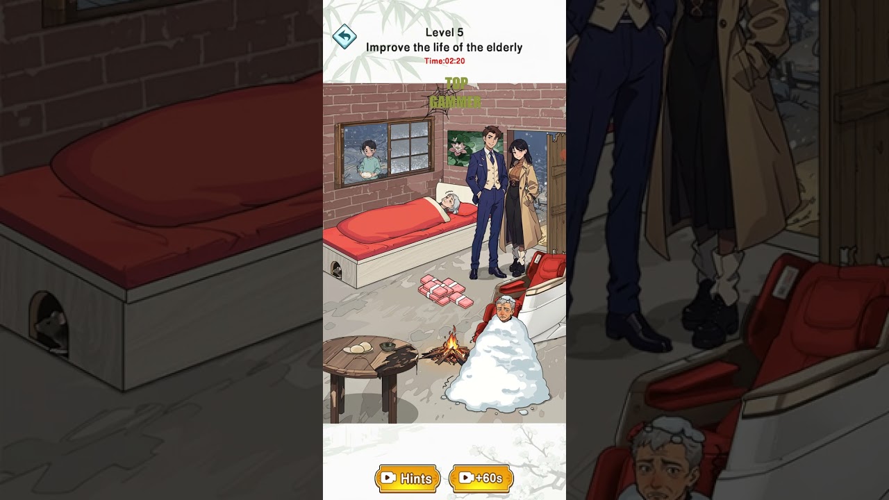 brain puzzle king level 5 gameplay walkthrough Solution