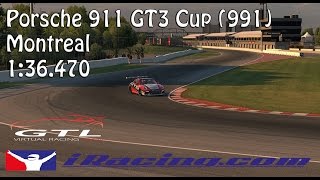 iRacing | Onboard | Porsche 911 GT3 Cup (991) @ Circuit Gilles Villeneuve | Hot Lap 1:36.470